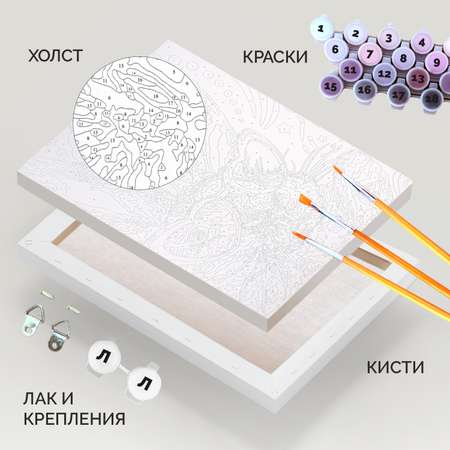 Картина по номерам LORI(колорит) Девушка и британский кот
