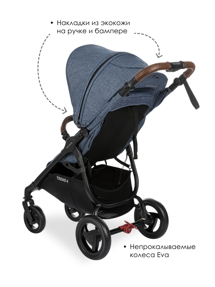 Коляска прогулочная Valco baby Snap 4 синий - фото 4
