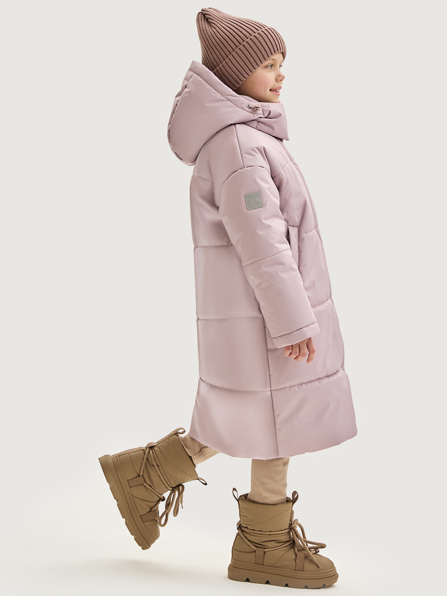 Пальто NIKASTYLE 6з9225 пудра - фото 1