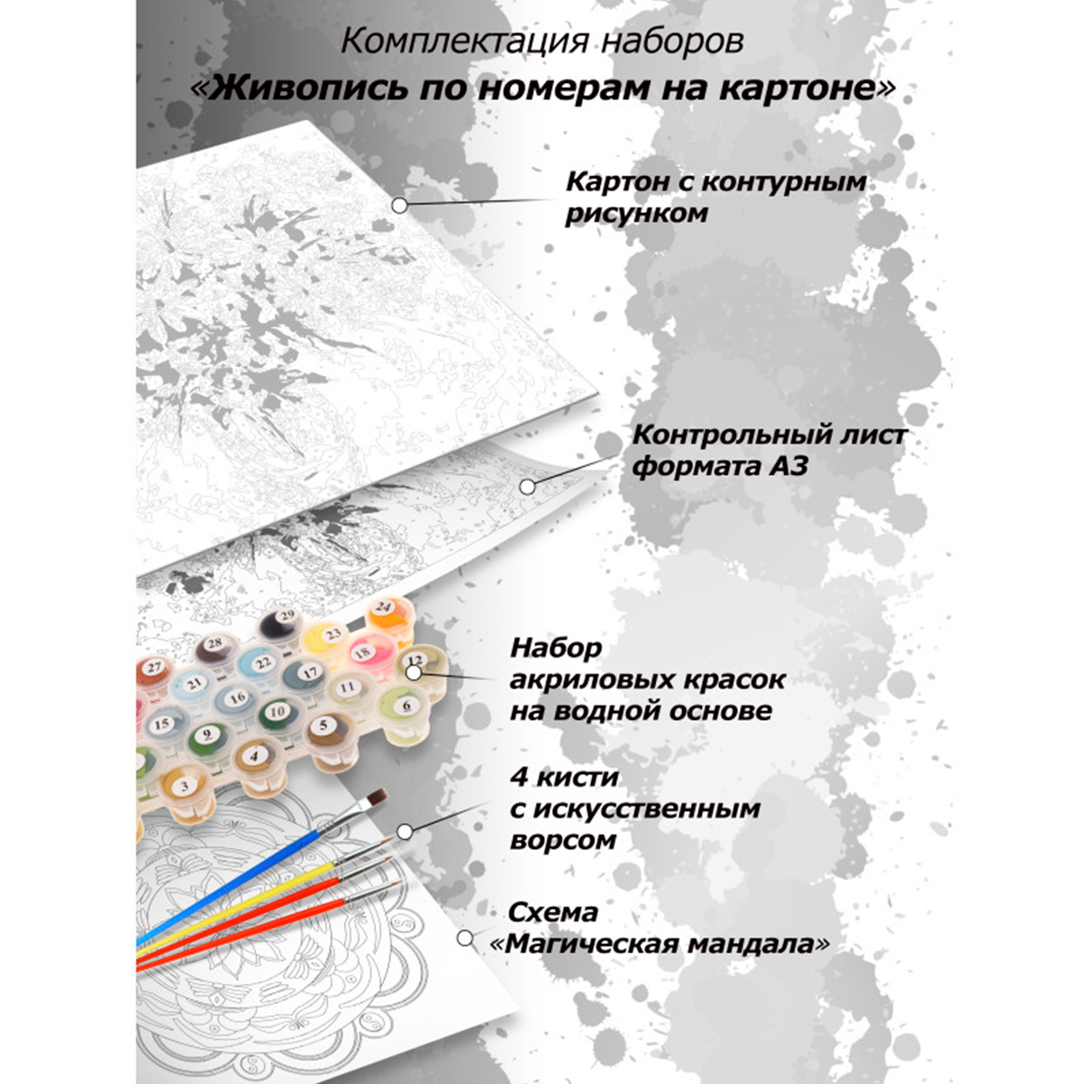 Картина по номерам Белоснежка Священное единство - фото 2
