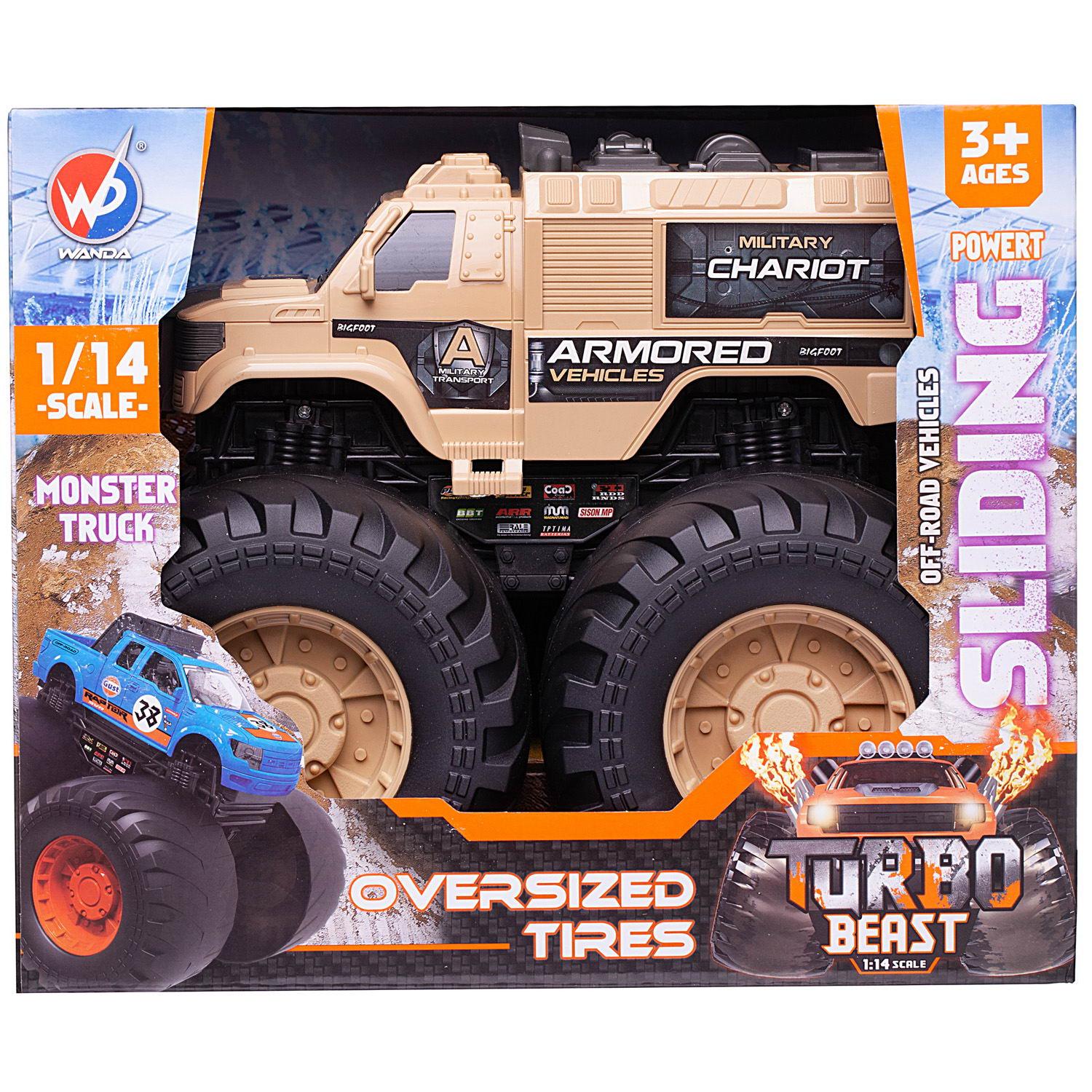 Внедорожник Junfa Jeep 1:14 WE-11906/бежевая - фото 1