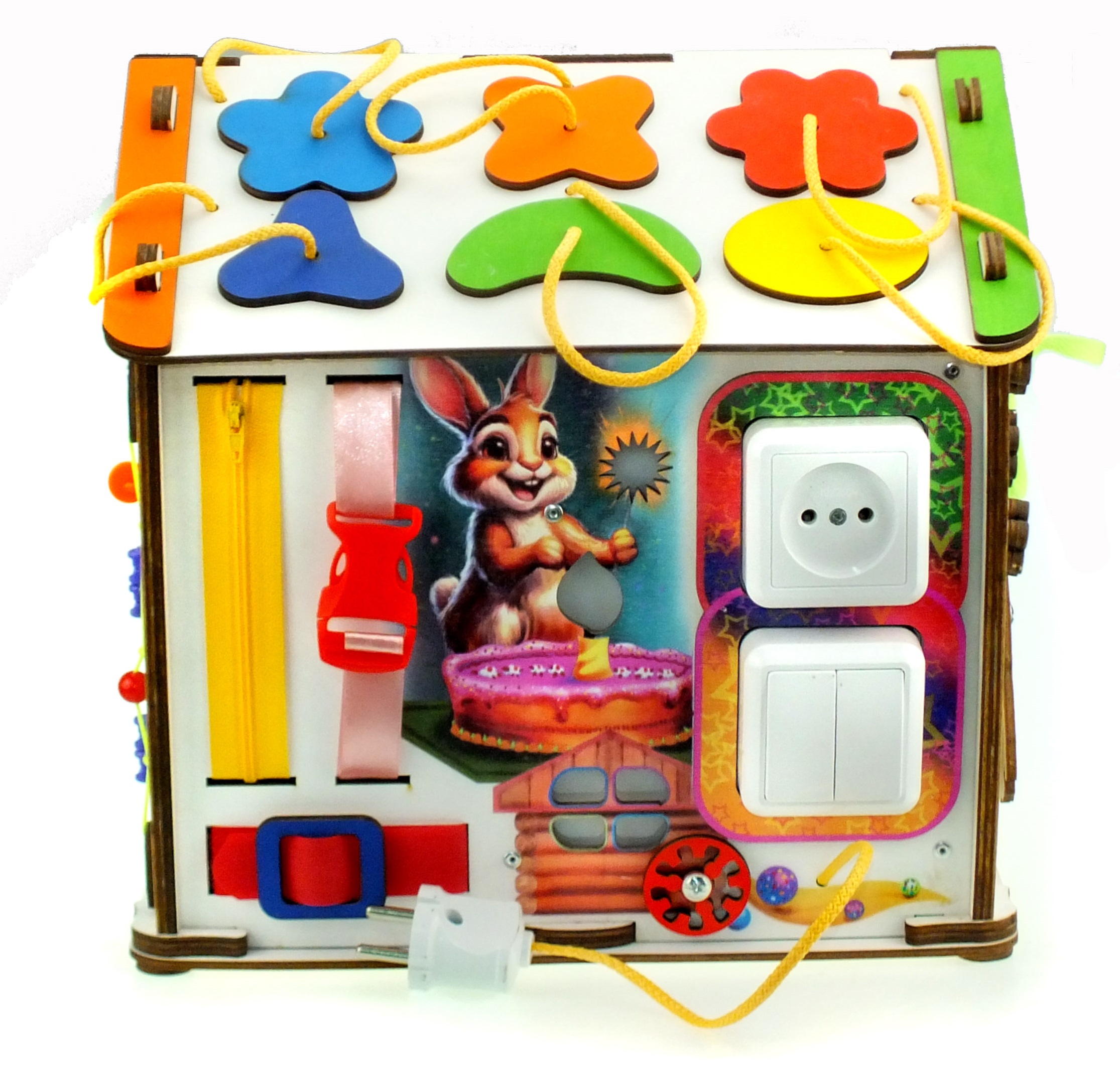 Игрушка Jolly Kids бизиборд Зайка - фото 8