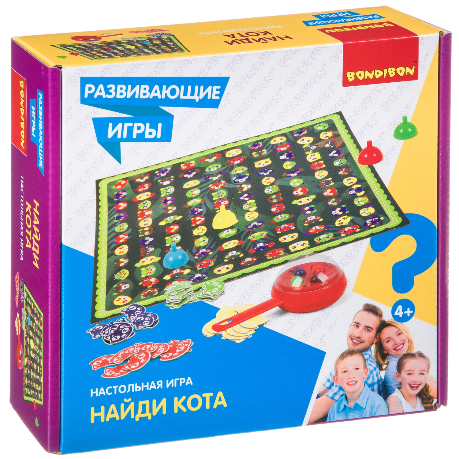 Настольная игра Bondibon на внимательность Найди Кота - фото 3