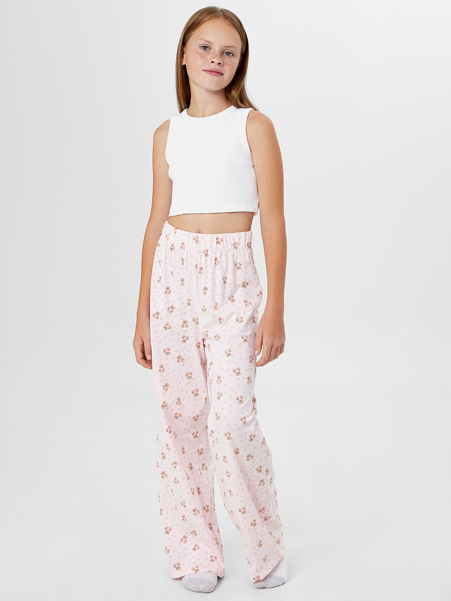 Брюки Mark Formelle (Марк Формэль) 587001/мишки с цветами на розовом - фото 3