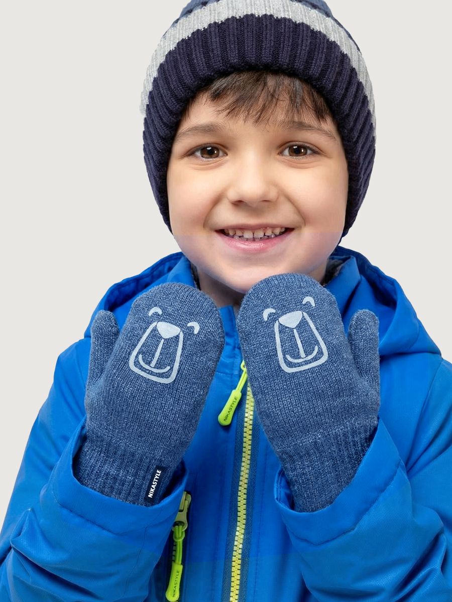 Варежки NIKASTYLE 14м22326 джинс - фото 1