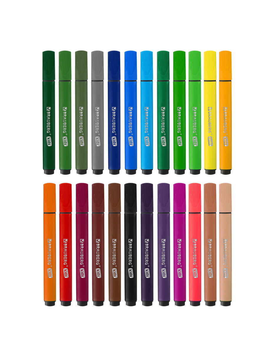 Фломастеры Brauberg 24 цв. - фото 9