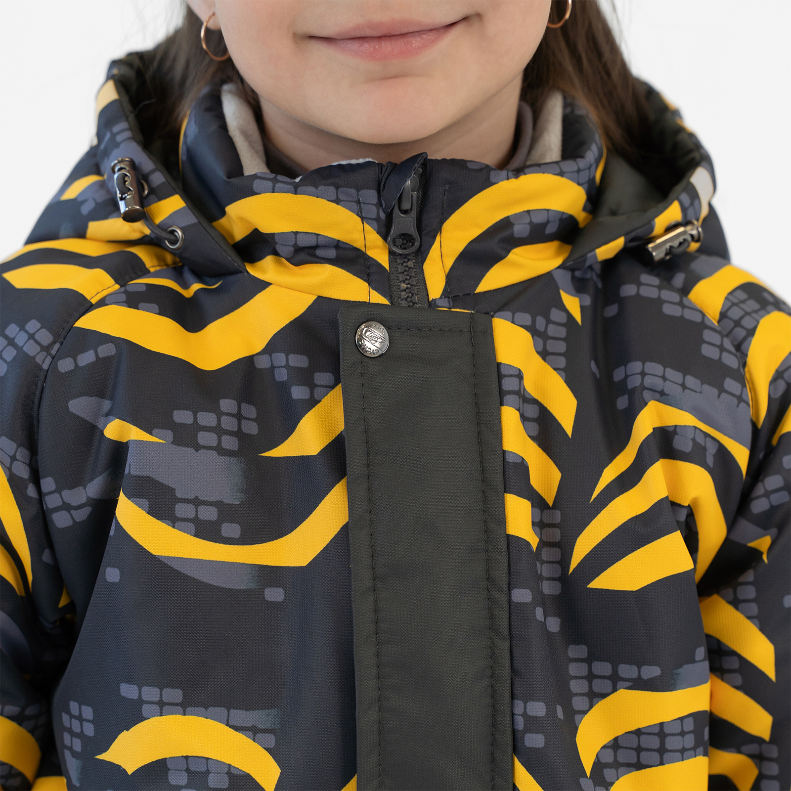Комбинезон Arctic kids 30-011 желто-серый - фото 15