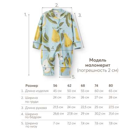 Комбинезон 2 шт Happy Baby