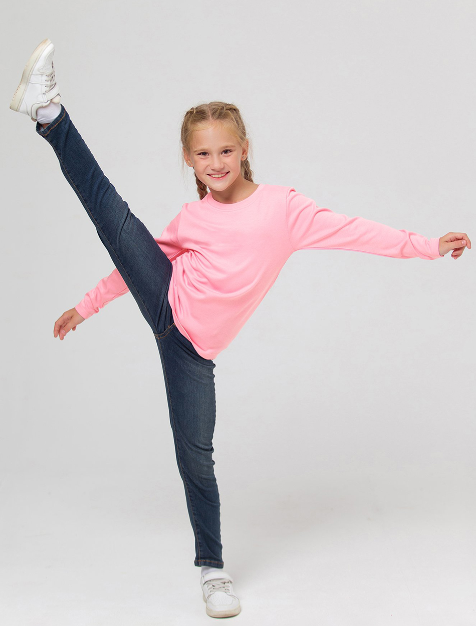 Лонгслив HappyFox HF5502розовый - фото 2