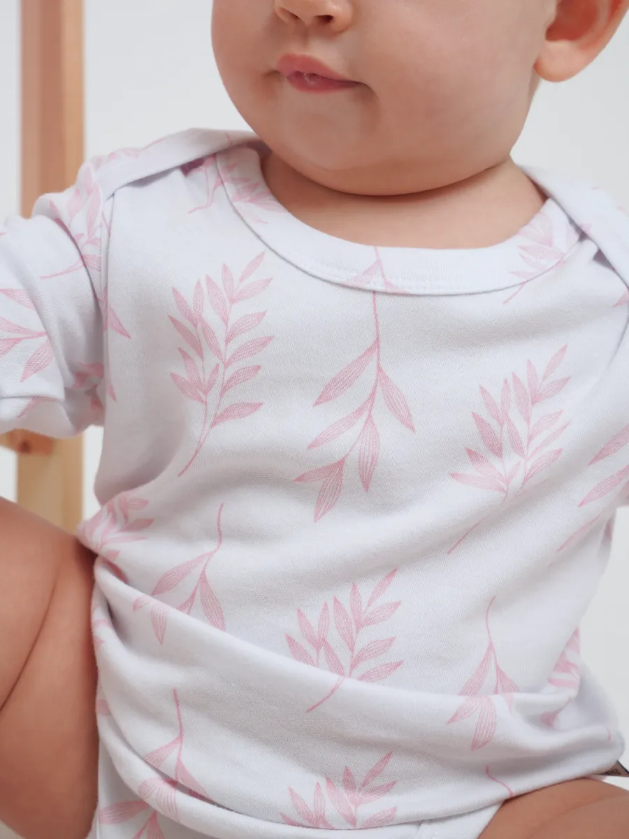 Боди 3 шт Супер Пупс нбр/3пр/боди/SK20розовыйлисточкиветочки - фото 14