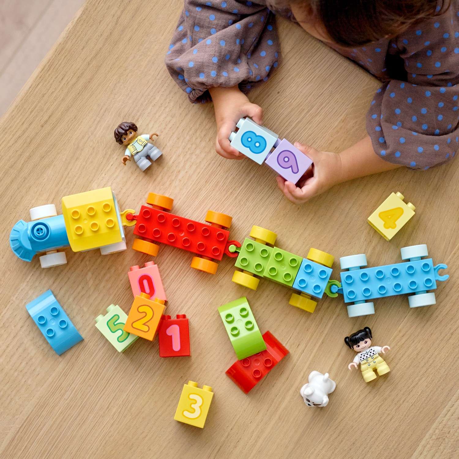 Конструктор LEGO DUPLO Поезд с цифрами-учимся считать сборная игровая модель - фото 10