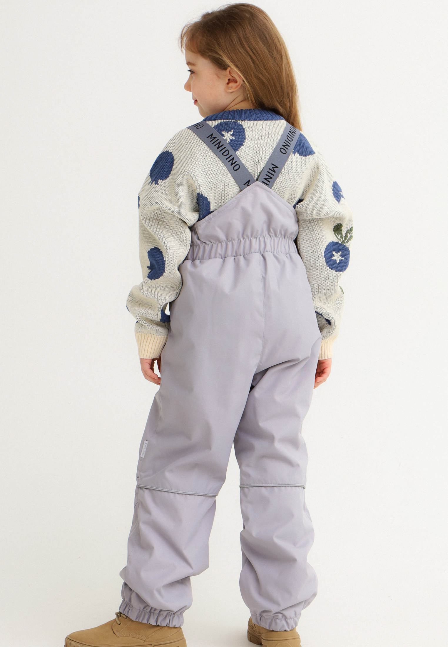 Полукомбинезон MINIDINO MDD1-IM001/0Полукомбинезон демисезонный серый - фото 6