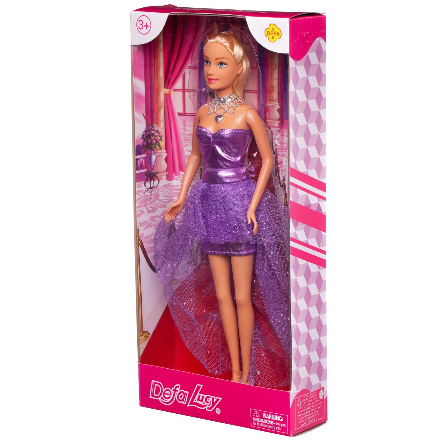 Кукла модельная Abtoys 8354d/фиолетовое - фото 3