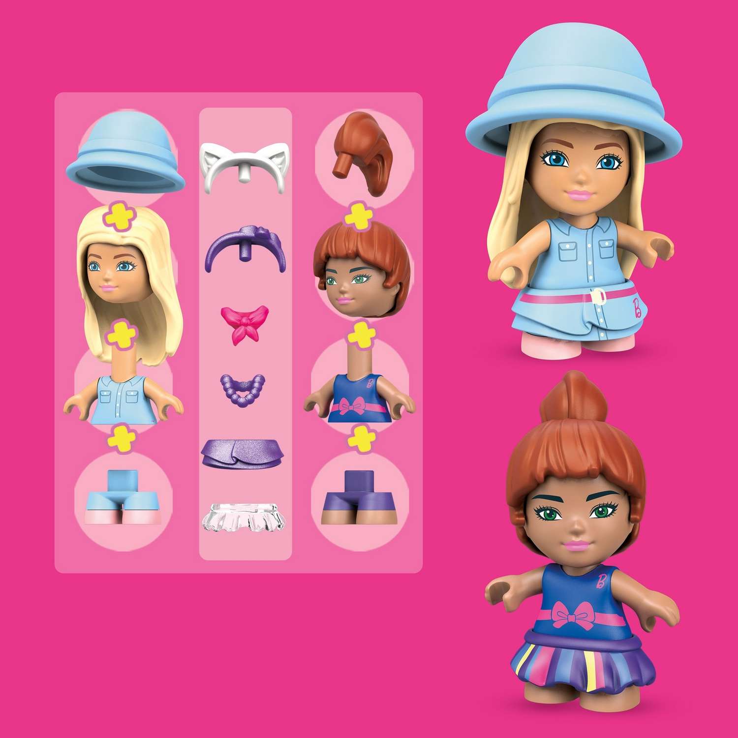 Конструктор Mega Construx Barbie Домик мечты блочный - фото 11
