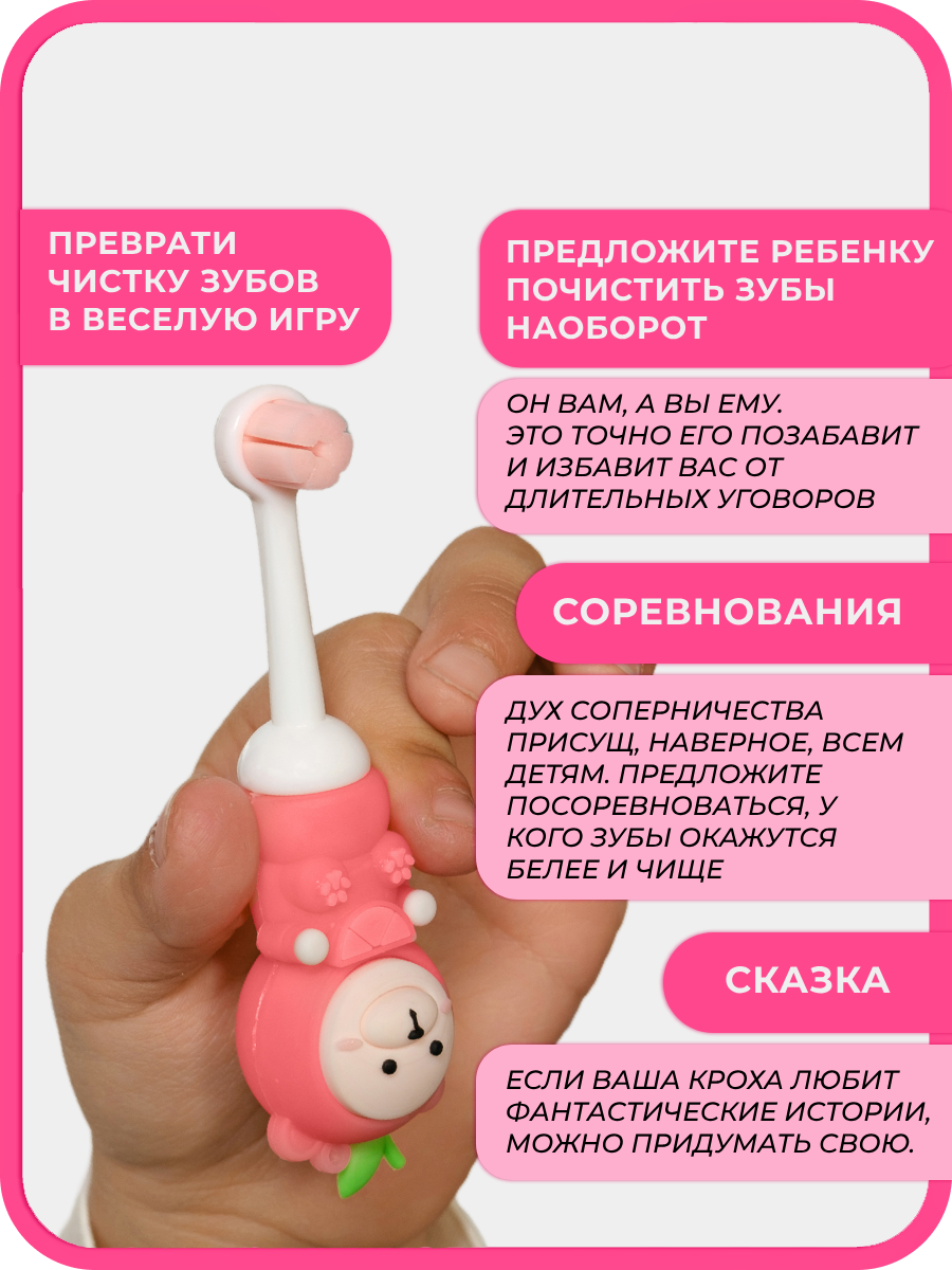 Зубная щетка классическая Чистый Зуб от 0 лет 1 шт. - фото 5