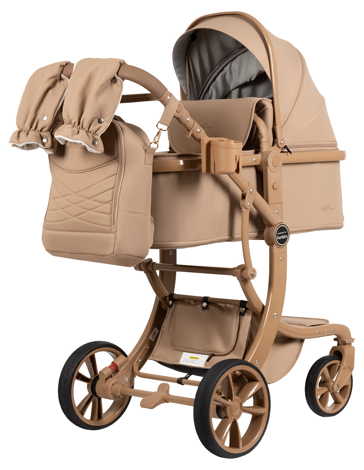 Коляска трансформер Aimile Авантюрист / Adventurer бежевый - фото 2
