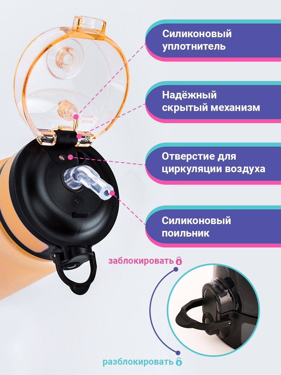 Бутылка UZSPACE 350 мл - фото 6