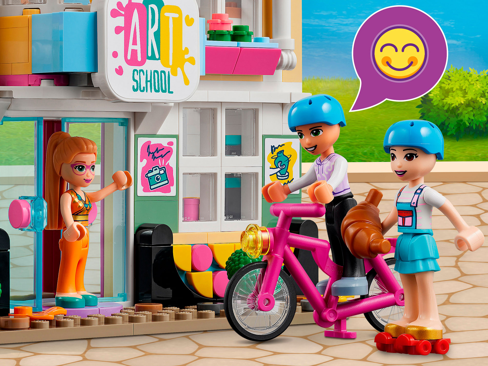 Конструктор LEGO Friends Художественная школа Эммы блочный - фото 19