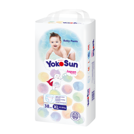 Трусики YokoSun XL (12-20 кг) 38 шт.