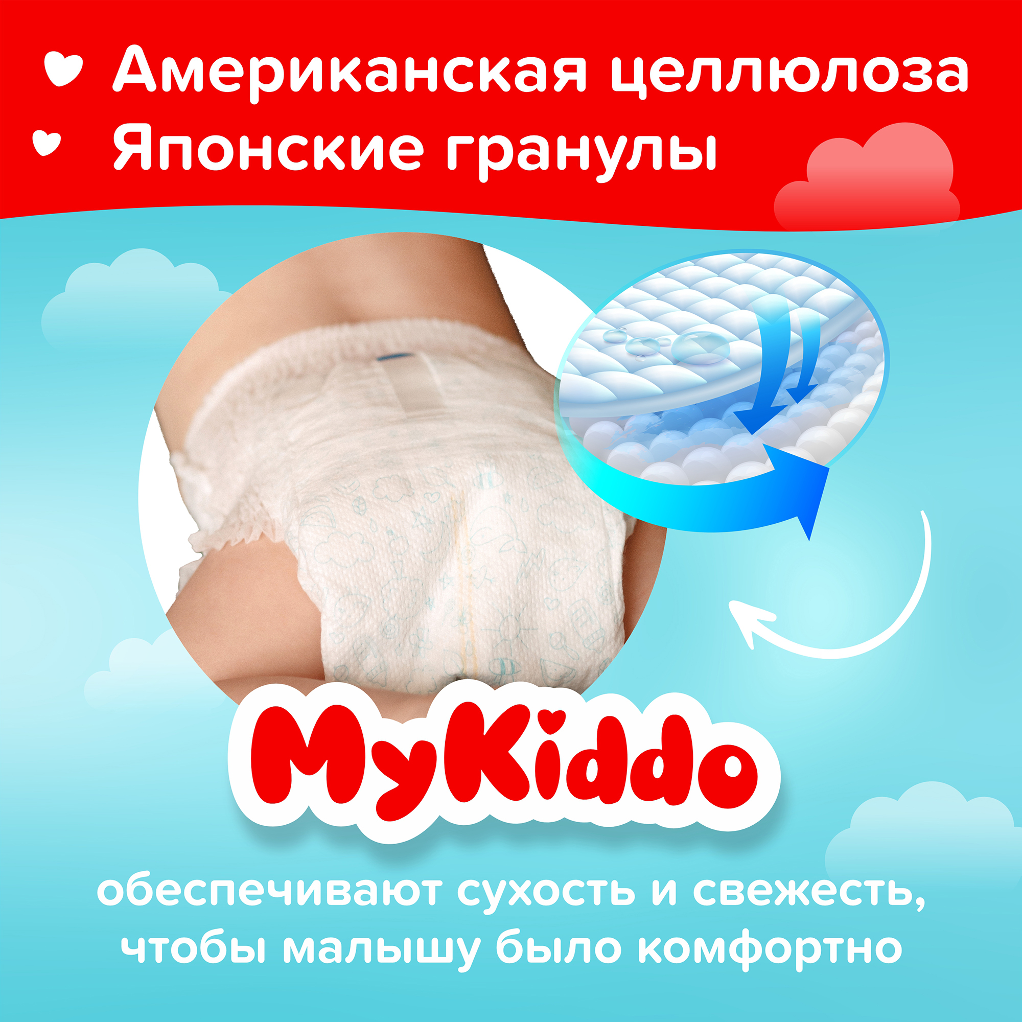 Трусики MyKiddo Classic L 144 шт. - фото 3