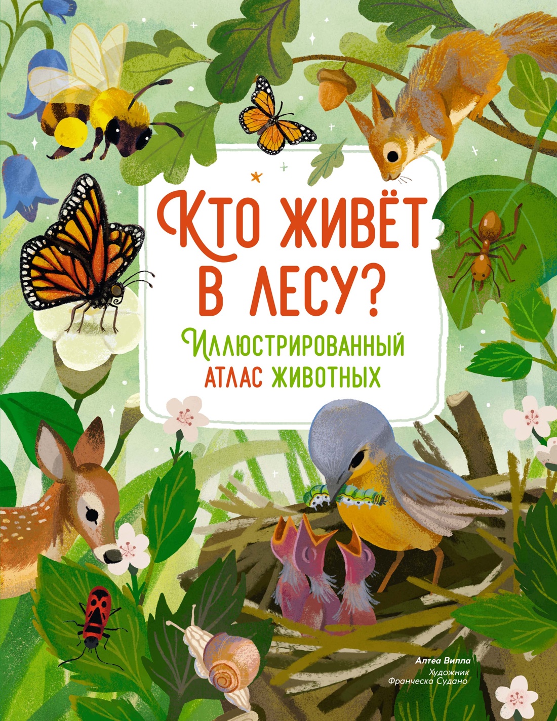 Книга Махаон Кто живёт в лесу Иллюстрированный атлас животных - фото 1