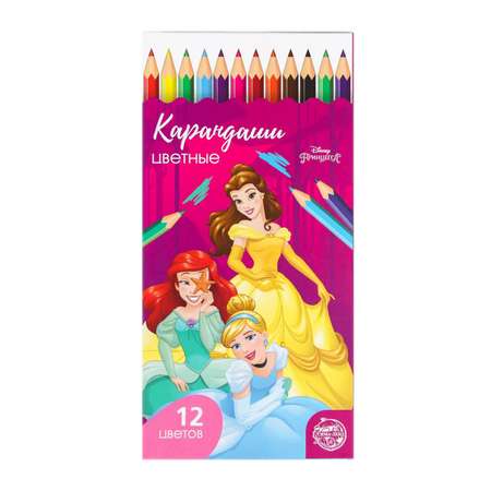 Карандаши цветные Disney 12 шт.