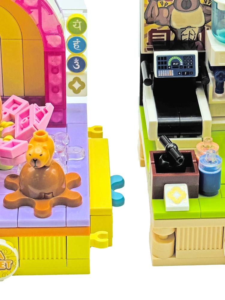 Конструктор Cubion Капибара путешествует 244 дет. - фото 25