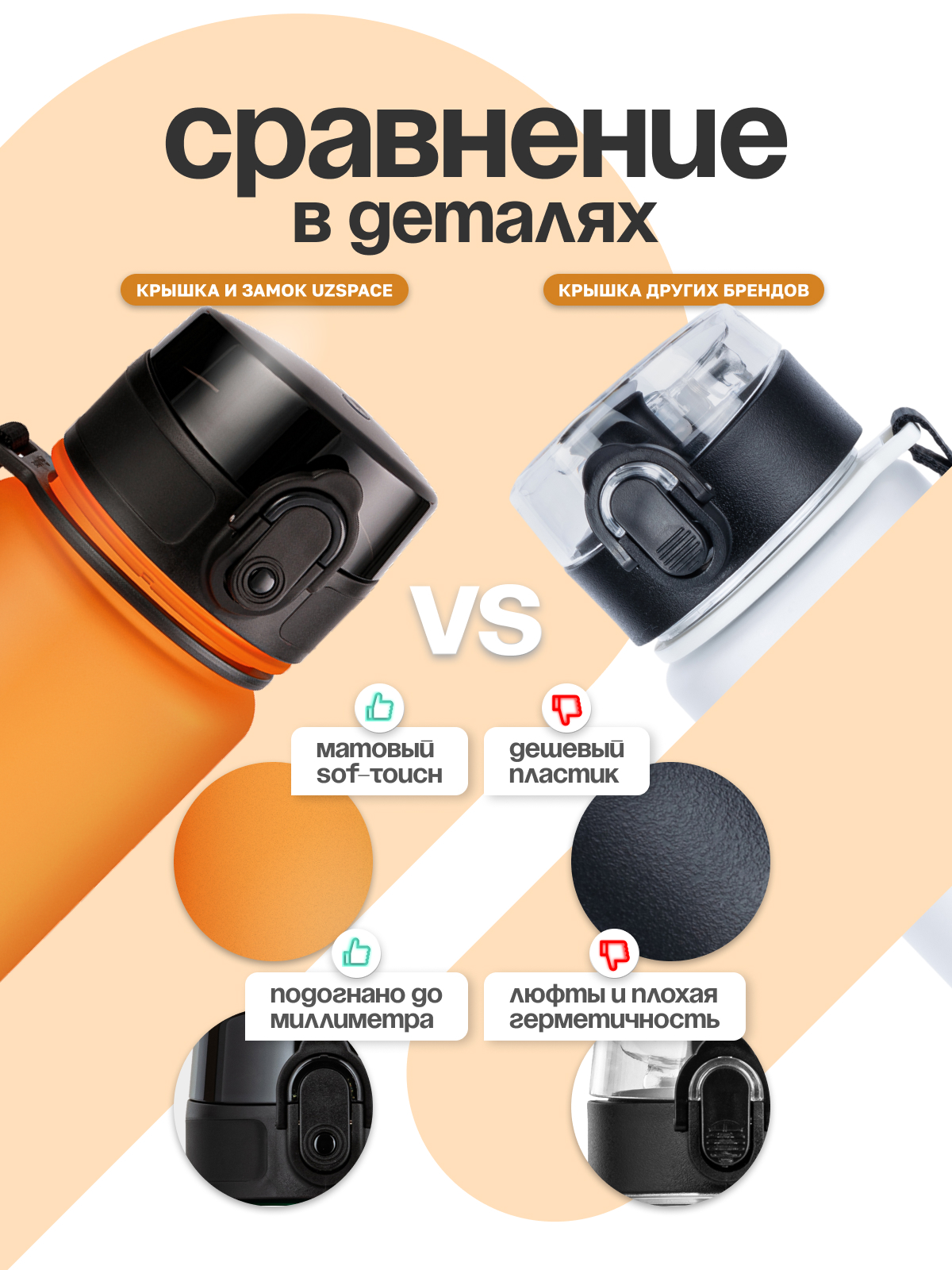 Бутылка UZSPACE 500 мл - фото 5