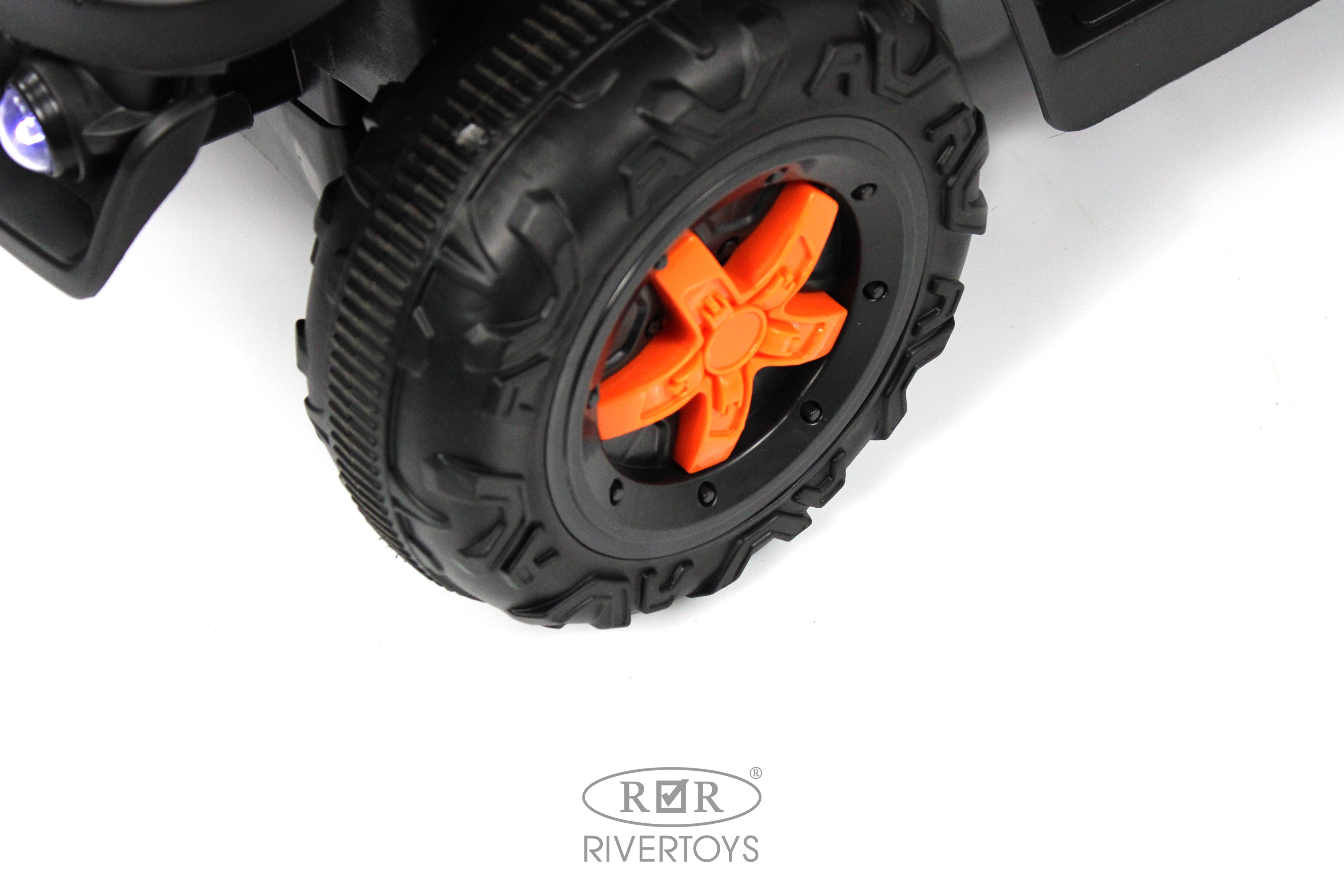 Электромобиль RIVERTOYS G005GG-ORANGE С пультом ДУ - фото 6