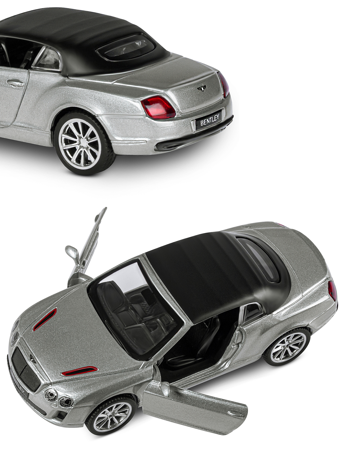 Автомобиль АВТОпанорама Bentley Continental Supersports ISR 1:43 JB1251251 - фото 9