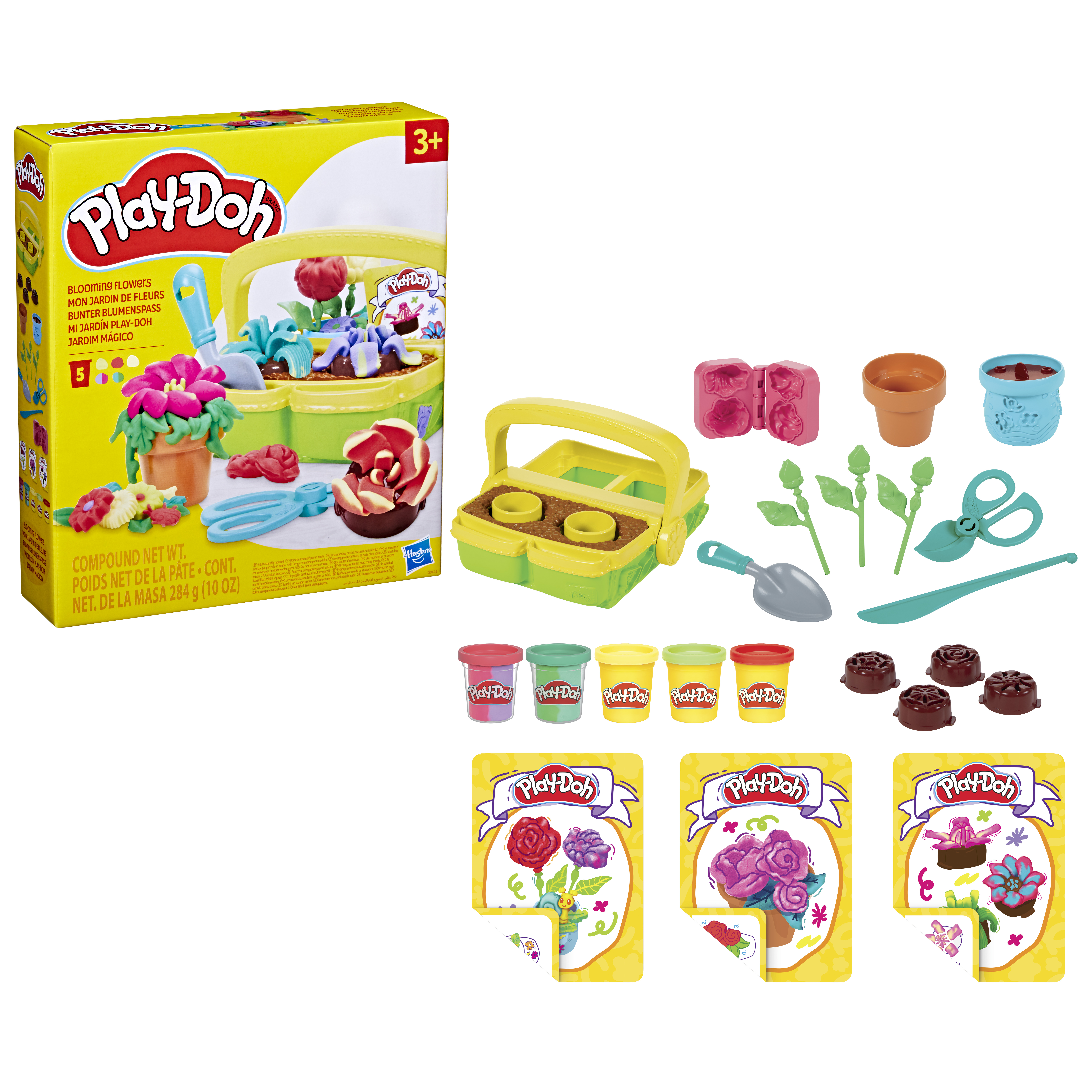 Масса для лепки Hasbro Набор Play-Doh Цветы - фото 1