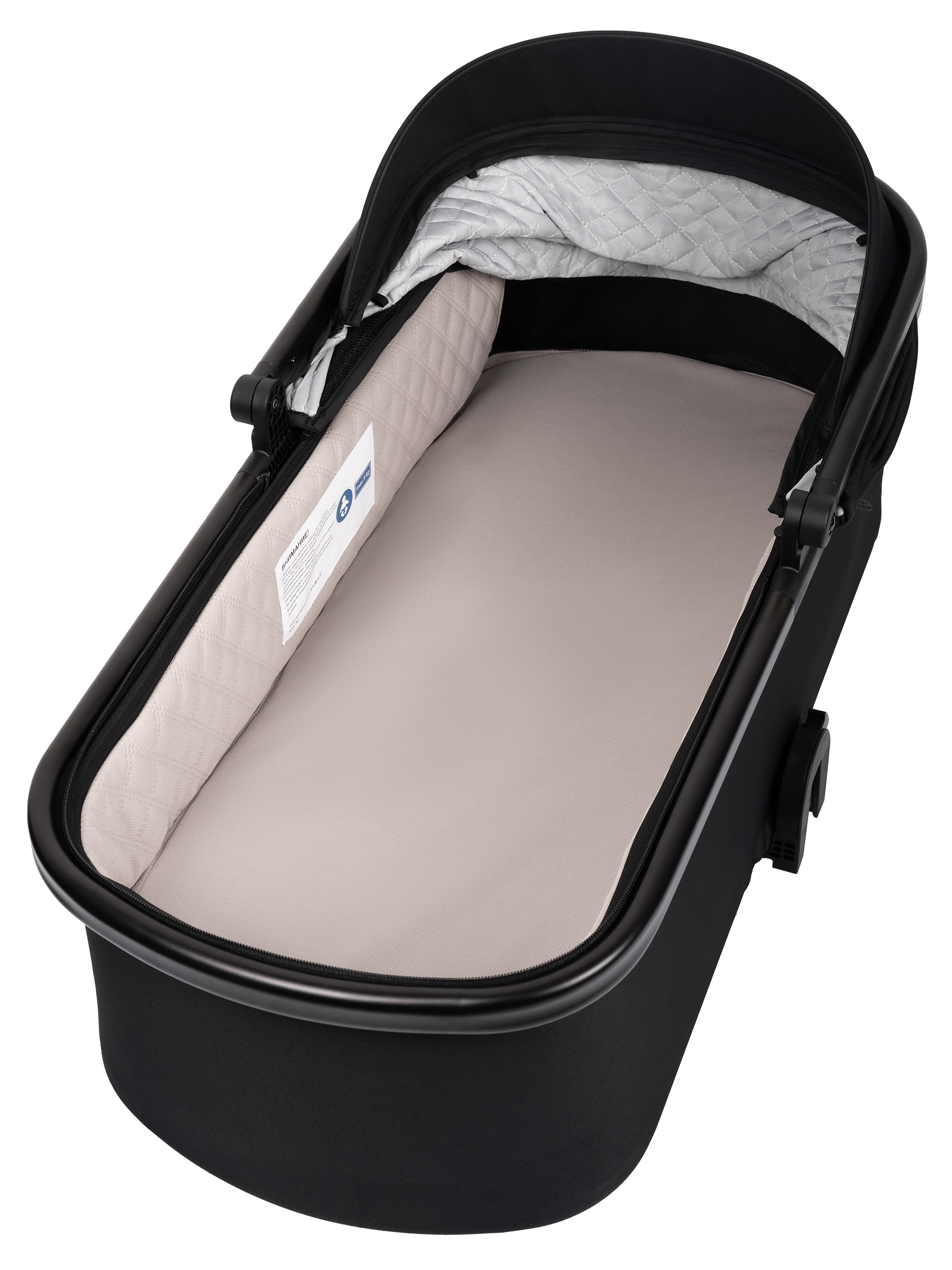 Коляска 2в1 Indigo Sting черный - фото 6