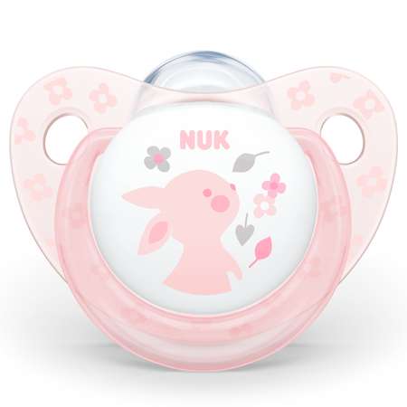 Пустышка Nuk силикон классическая от 0 мес. 1 шт. в ассортименте