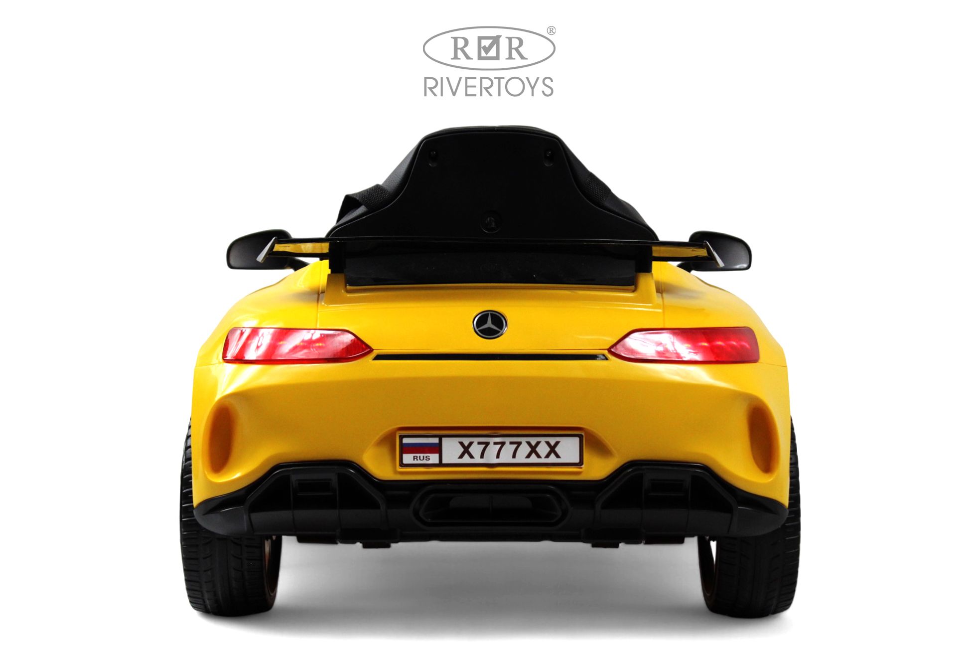 Электромобиль RIVERTOYS Mercedes X777XX-AMG-YELLOW С пультом ДУ - фото 17