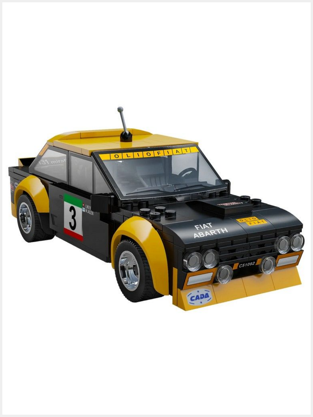 Конструктор CaDa Fiat Abarth 131 блочный - фото 5
