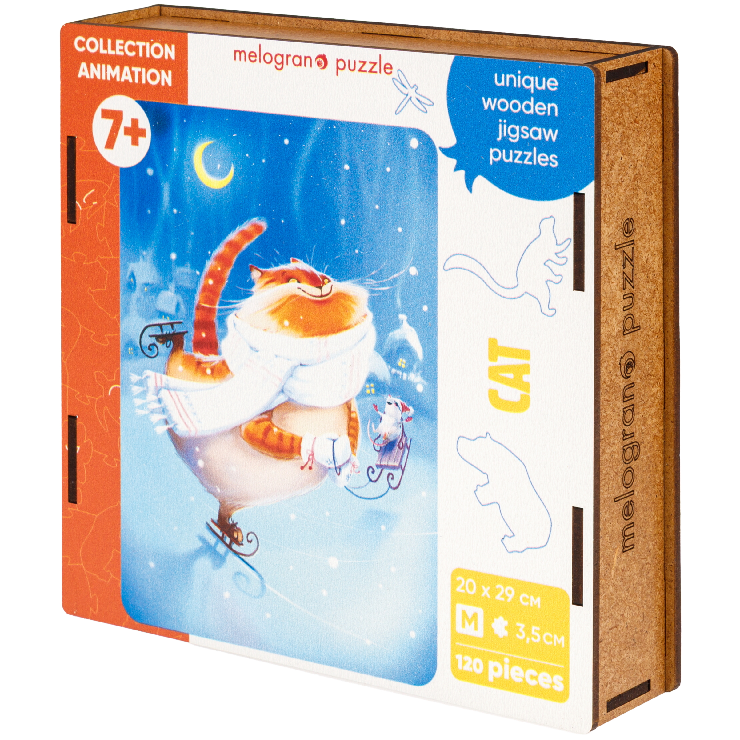 Пазл Melograno puzzle деревянный - фото 5