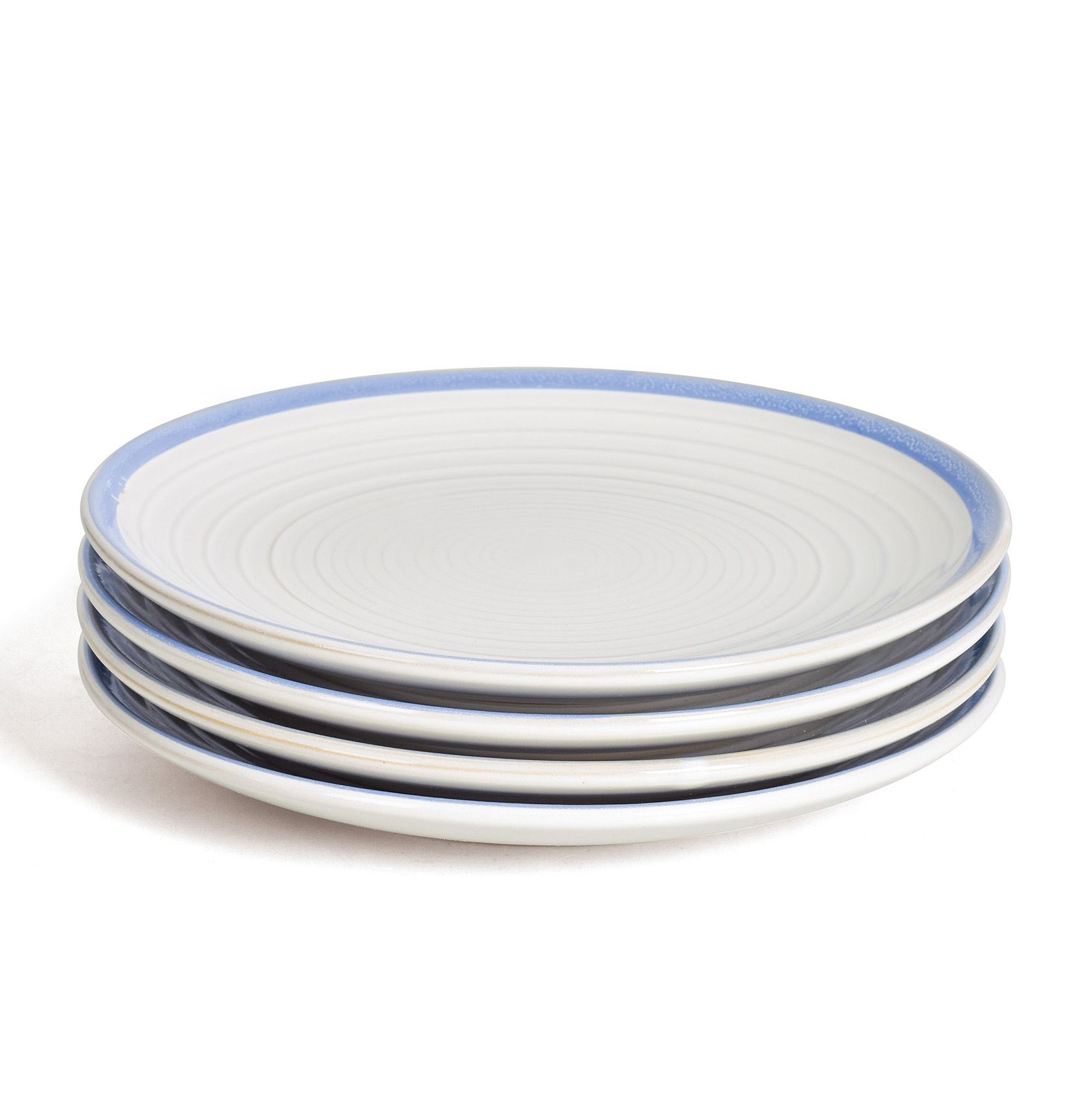 Набор посуды Arya Home Collection White Stoneware тарелки обеденные 26 см 4 шт. - фото 2