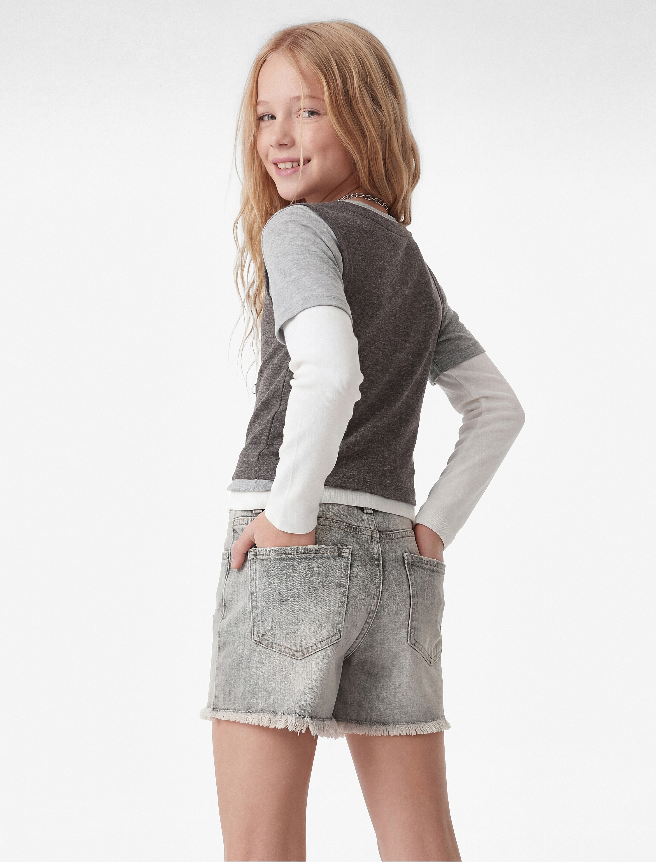 Джинсовые шорты KOTON 6SKG40043ADGRY - фото 2