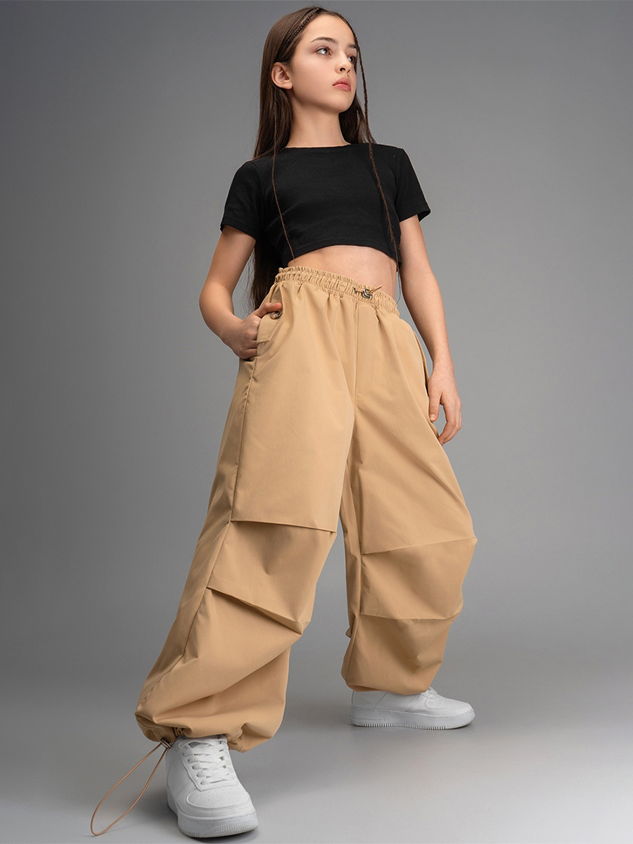 Брюки HappyFox HFI4514бежевый - фото 7