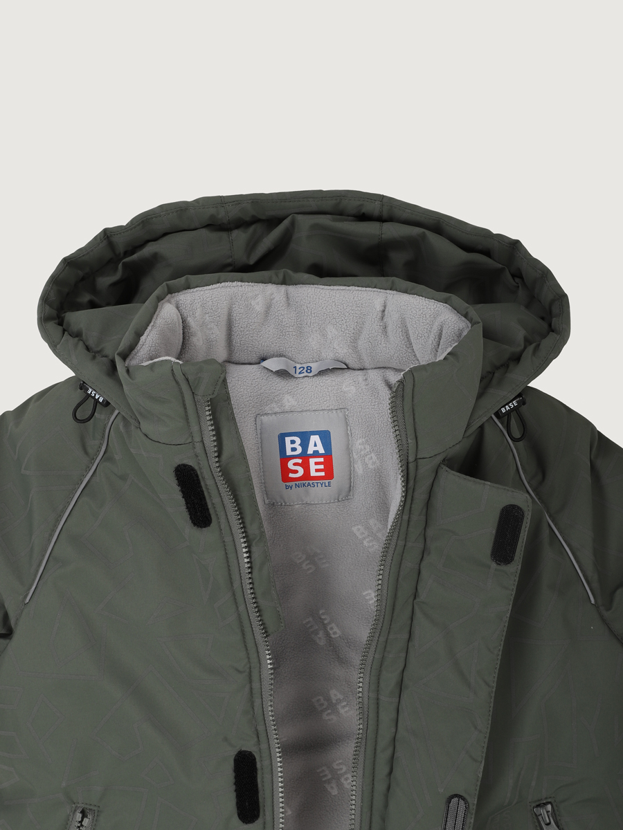 Куртка и брюки BASE by NIKASTYLE б7з11125 хаки/черный - фото 17