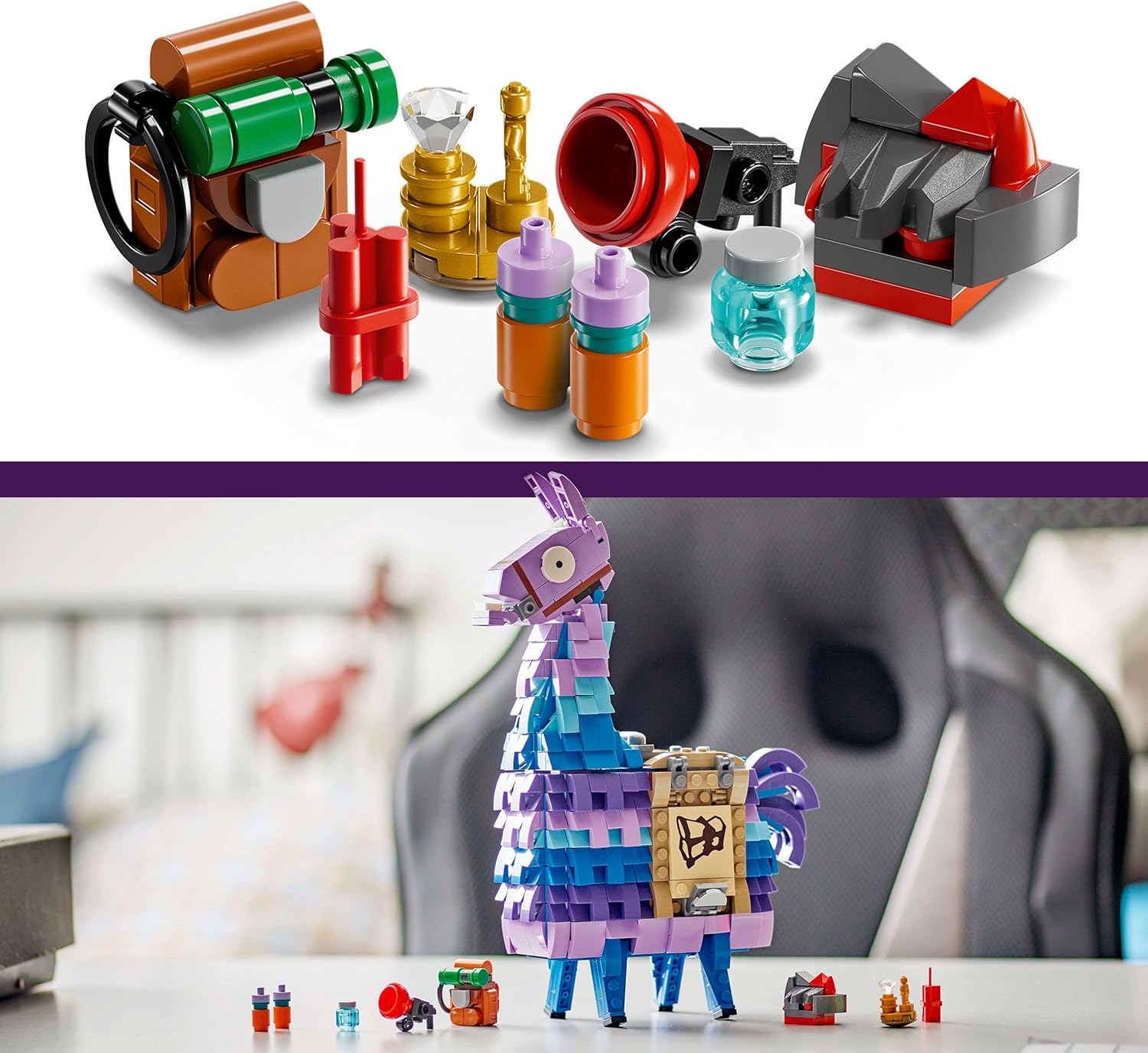 Конструктор LEGO Fortnite Лама с провизией 691 дет. - фото 5