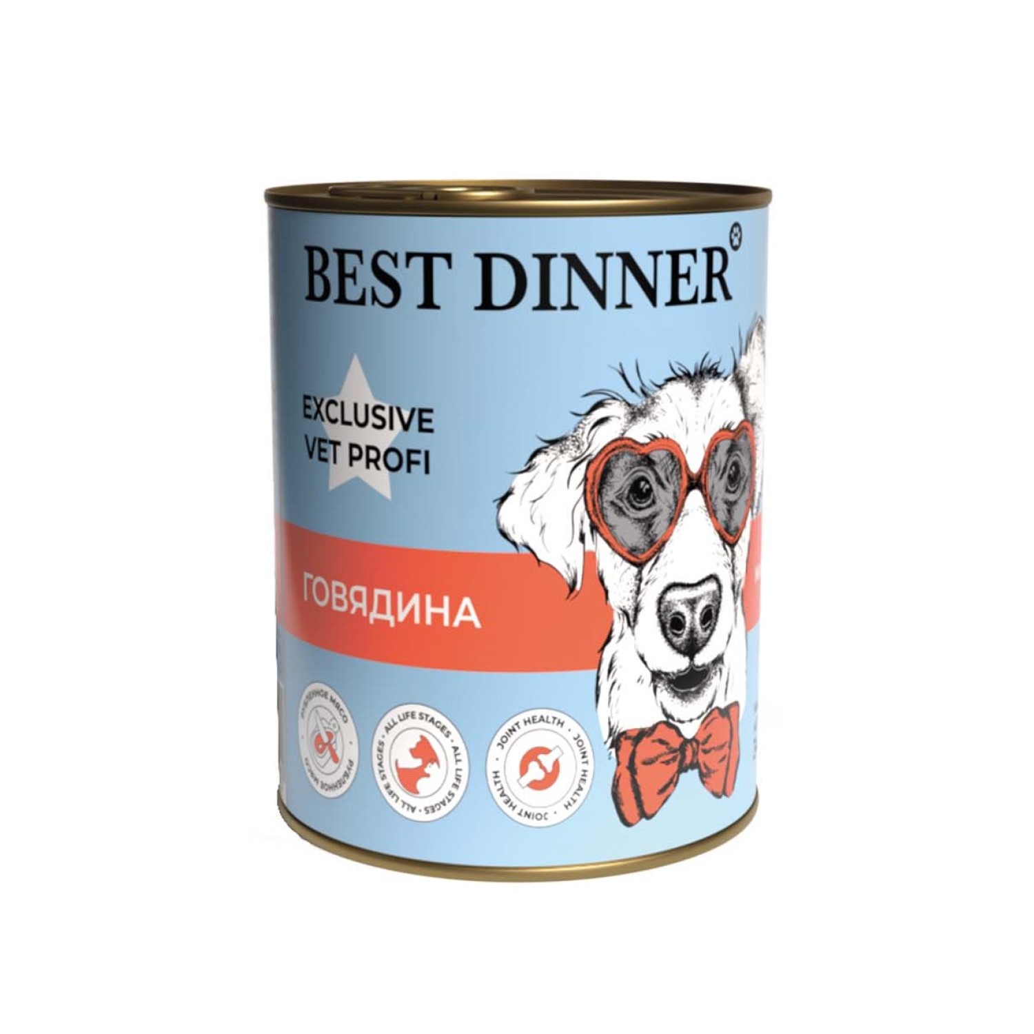Корм для собак Best Dinner 0.34кг Vet Profi Exclusive Mobility говядина - фото 1