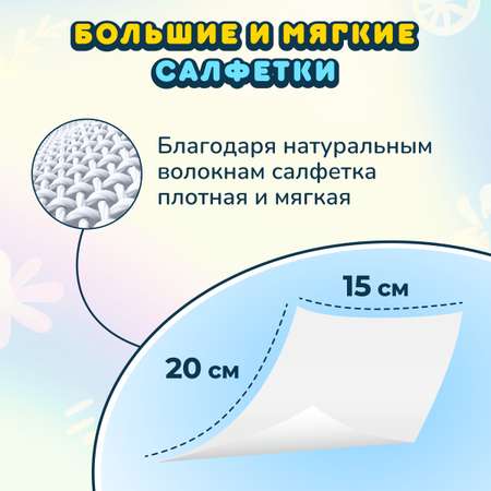 Влажные салфетки Momi 6 упак. 96 шт.