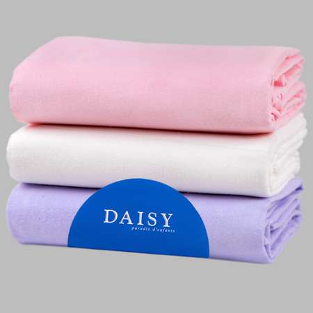 Пеленка фланелевая Daisy 3шт. 90х120см