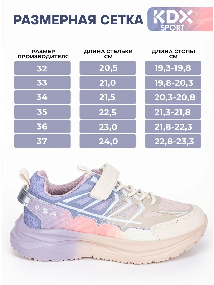 Кроссовки KDX FM-23 lilac - фото 4