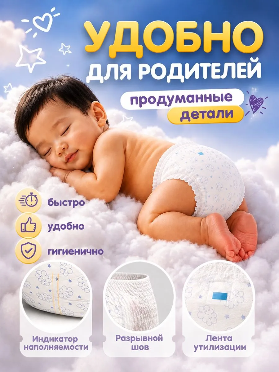 Трусики Kiddo Night XL (12-20 кг) 17 шт. - фото 8