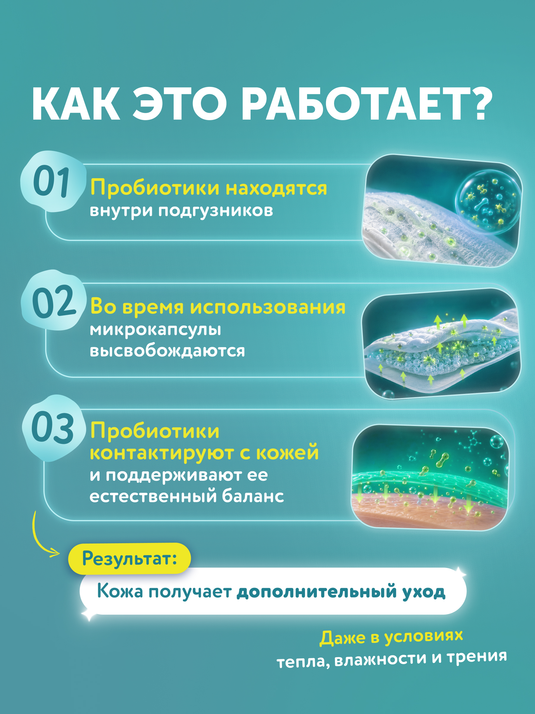 Подгузники LOVULAR Probiotic NB (0-4кг) 15 шт. - фото 4