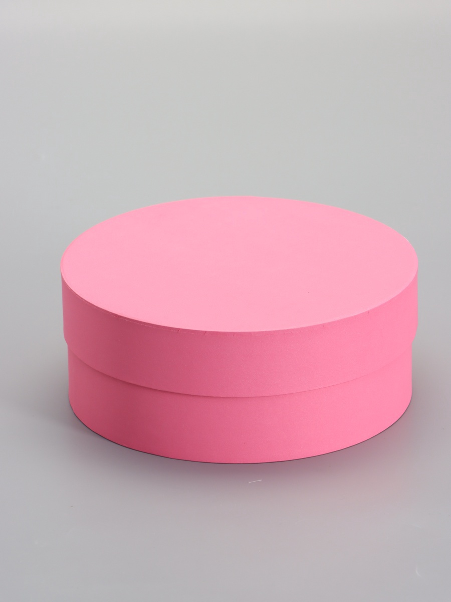 Коробка UPAK LAND круглая 20 х 8 см розовая - фото 2