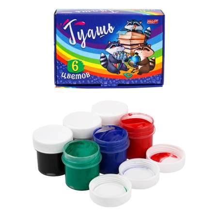 Краски гуашь Profit 6 цв.