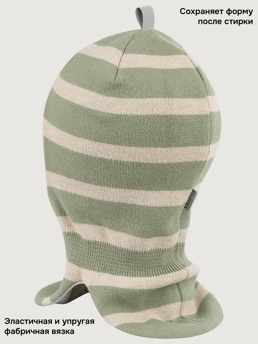 Балаклава NIKASTYLE 10м20526 мох/беж - фото 4